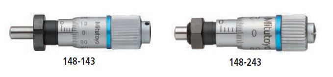 Fine Sprindle Feed Micrometer Head 5mm and 6,5mm Range series 148 - very fine spindle feed of 0/1rev Image
